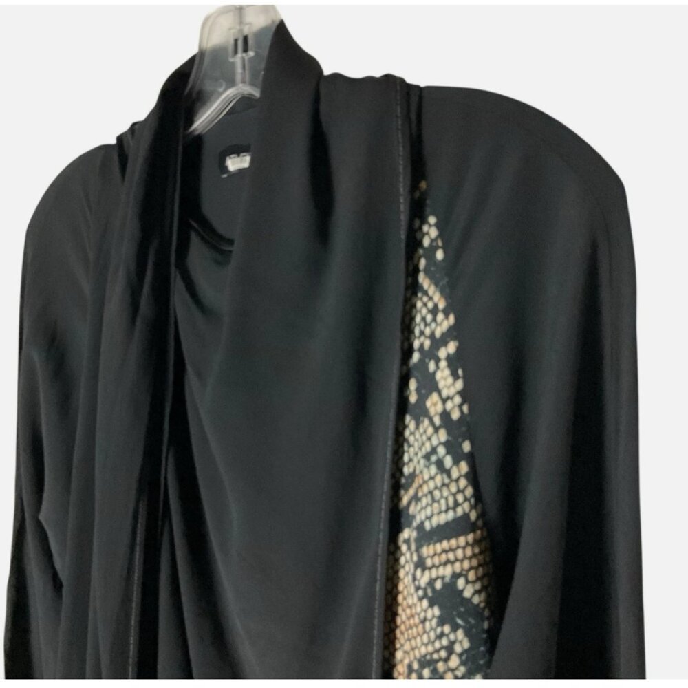 Atlein Snakeskin Draped Scarf Blouse‎ - Picture 8 of 9